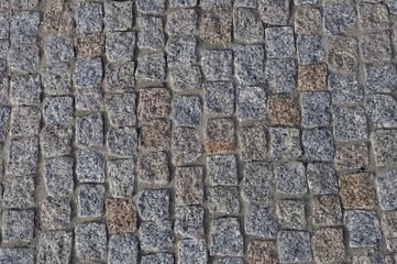 Fondo suelo de adoquines