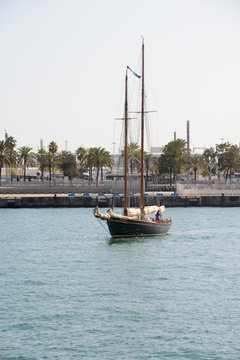 Some boats in Barcelona port