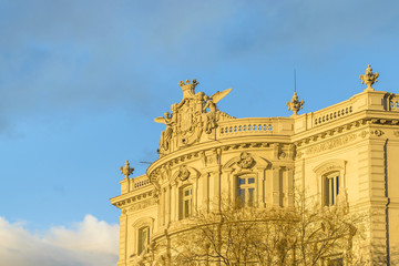 Fototapeta na wymiar Cibeles Palace, Madrid, Spain