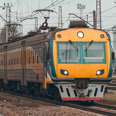 Obraz premium Passenger electric train