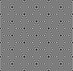 Seamless triangles pattern. Geometric texture.