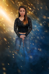 Woman Samurai Swordsman