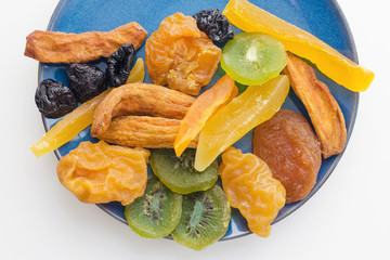 dried tropical fruits collection