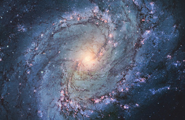 Space Galaxy Background. Messier 83 Elements of this image furnished by NASA.