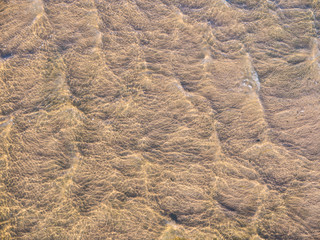 ripples in shallow water over a sand bank