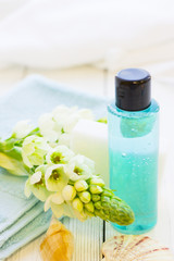 Spa concept with a candle