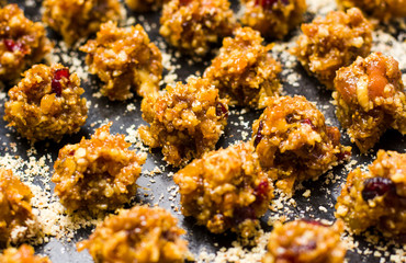 Crunchy homemade dessert cookies