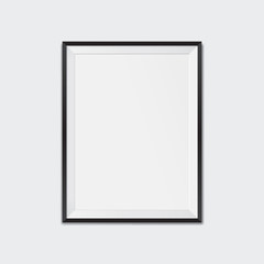 Blank frame on a white background