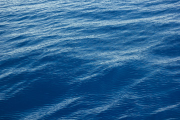 Blue sea waves textured background