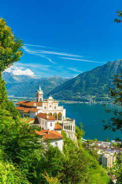 Madonna del Sasso Church, Locarno, Switzerland