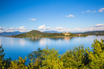 Castle Angera lake maggiore Lombardy, italy
