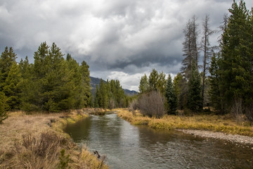 River in the Rocky Mountains in Colorado