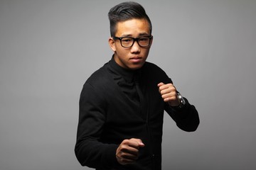 Fototapeta premium Happy asian man