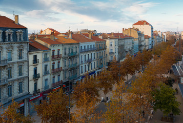 Fototapeta na wymiar Aerial view of Valence