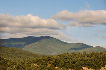 Fototapeta na wymiar Pyrenees mountains landscape.