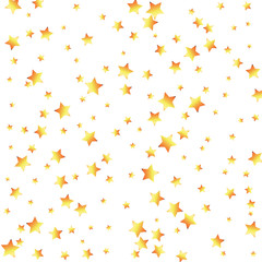 Gold star background. Golden stars vector illustration.