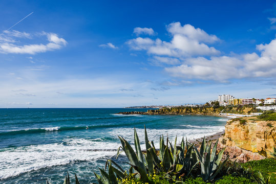 Surfstrand von Carcavelos &ndash; Lissabon; Portugal