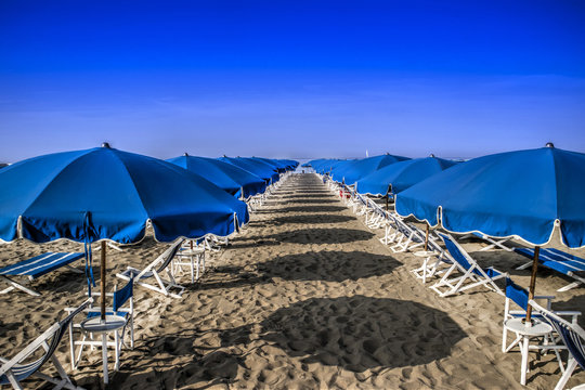 Viareggio And Its Beach