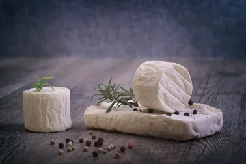 Crédence de cuisine en verre imprimé Produits laitiers fromage de chêvre