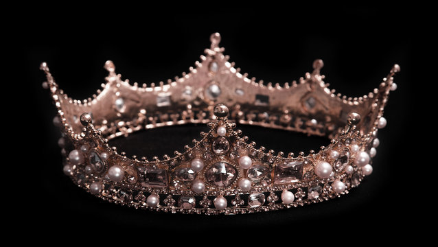 A King or Queen's Rose Gold Crown