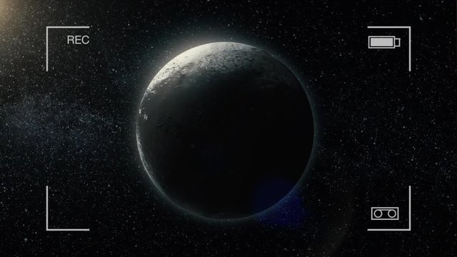 A smooth, gentle entry into orbit around Iapetus. Retimed style flyby of Lapetus, camera rec, one of Saturn's moons. Reversible. Data: JPL USGS Astrogeology