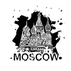 Handdrawn Moscow Image