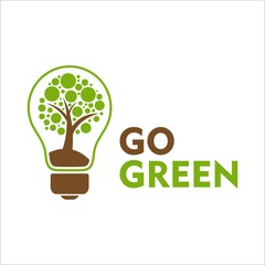 Go green poster template