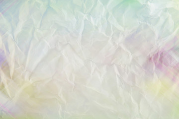 Wrinkled paper colorful texture background