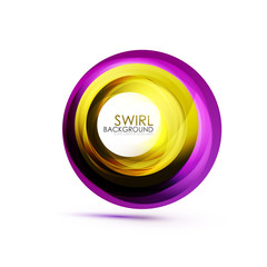 Abstract swirl banner, circle vector abstract background with copy space