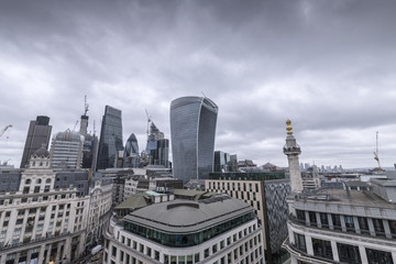 Obraz premium Panoramic view of London skyline