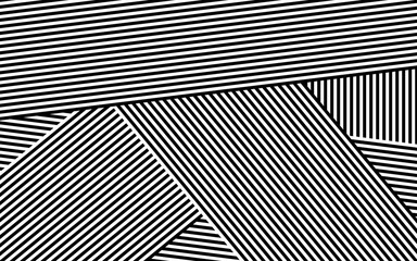 Zebra Design Black and White Stripes Vector