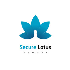 Lotus Logo, Flower Icon Design