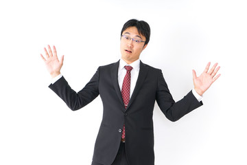 疑問・理解不能・ビジネスマン
