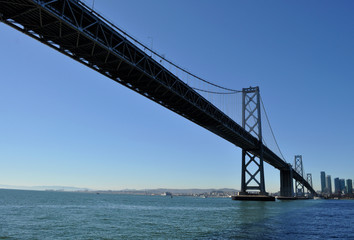 Below Oakland Bay Bridge