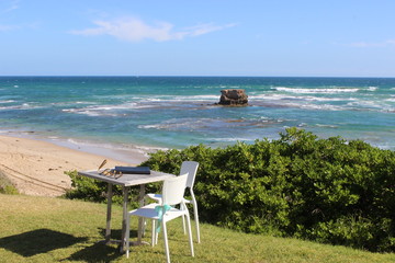 View of the sea