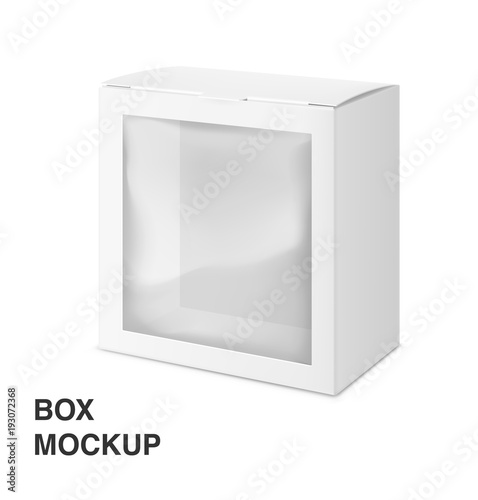 Download "Universal mockup of blank cardboard box with transparent ...
