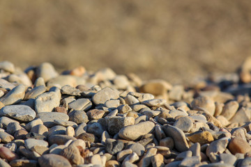 Field of small stones