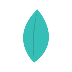 leaf single icon image vector illustration design 