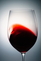 glass of red wine