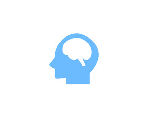 Human Brain symbol, inside human brain symbol