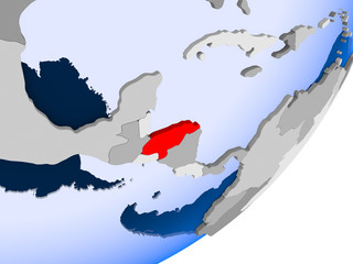 Fototapeta premium Map of Honduras