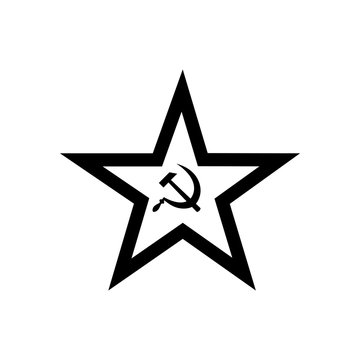 cccp symbol isolated on white background