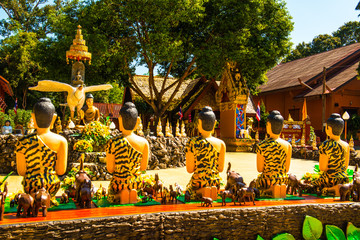 Buddhism statue at Wiang Ka Long cultural city