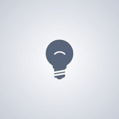 lamp icon, idea icon