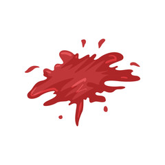 Blood splatters vector Illustration on a white background