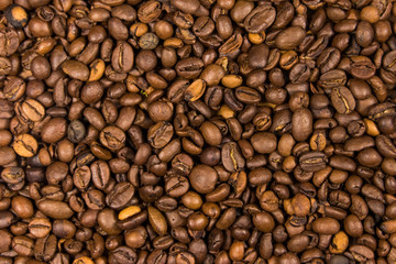 Coffee beans background