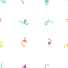 seamless pattern of colorful confetti 