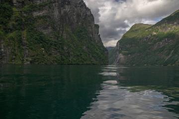 Dramatic fjord landscape in Norway