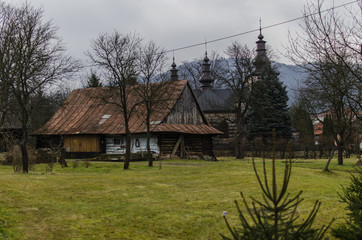 stary wiejski dom 
