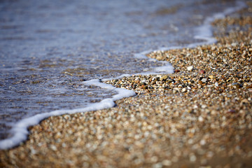 beach with pebbles
